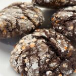 Chocolate orange crinkle biscuits