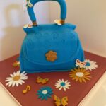 Blue Handbag Cake