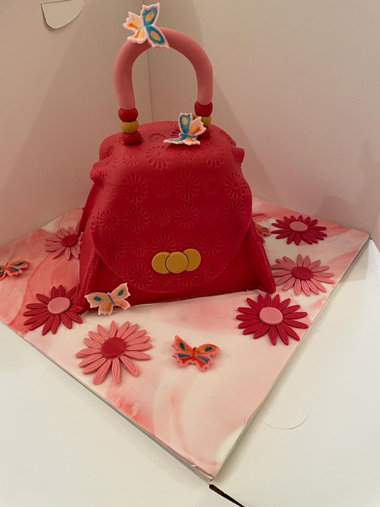 Red Handbag Cake